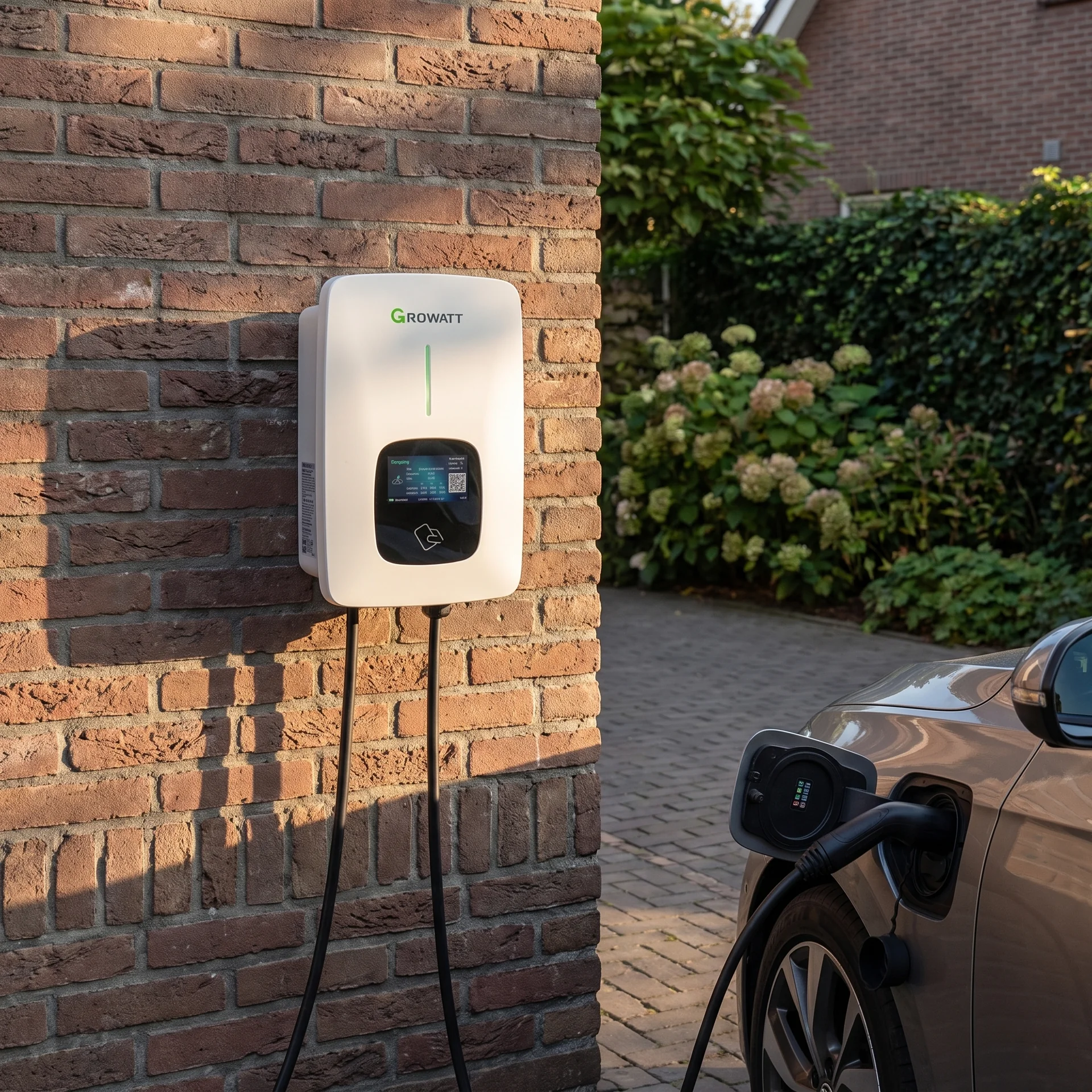 Growatt laadpaal met vaste kabel