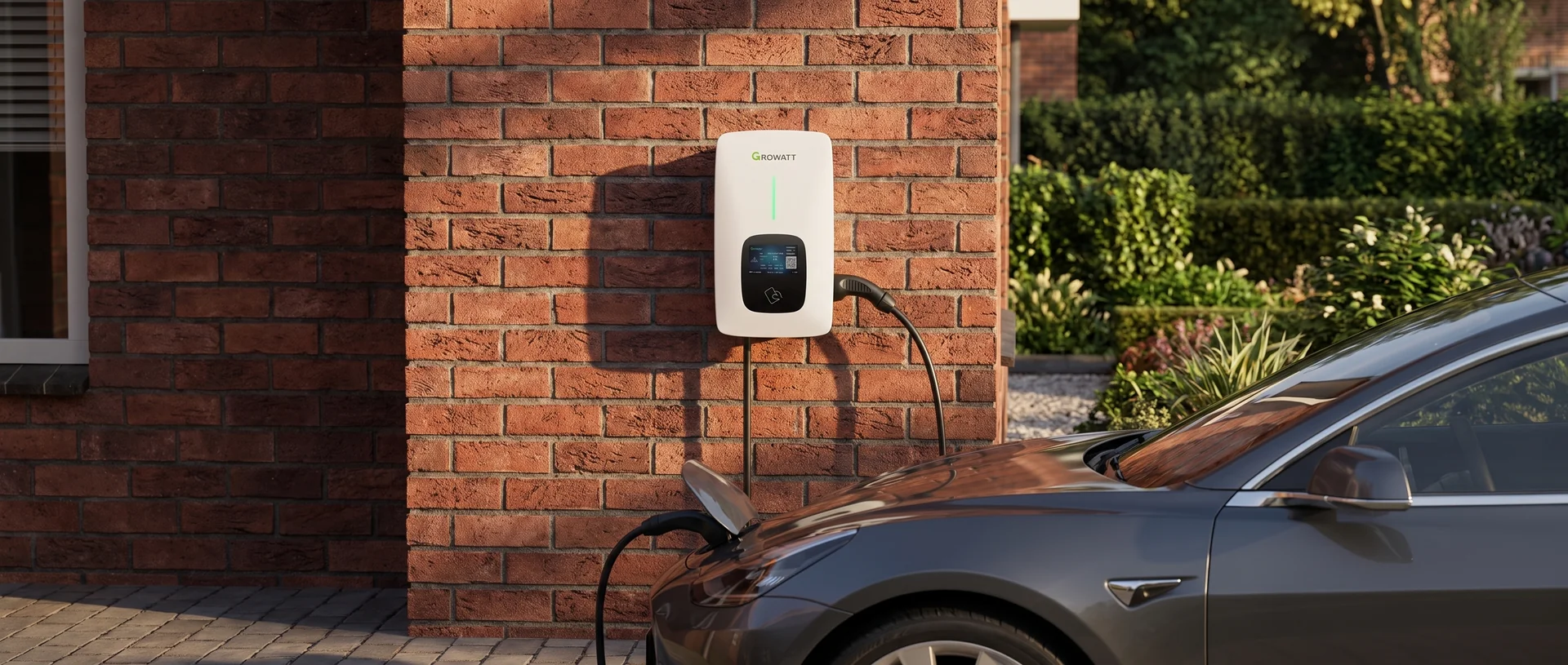 Growatt laadpaal met vaste kabel