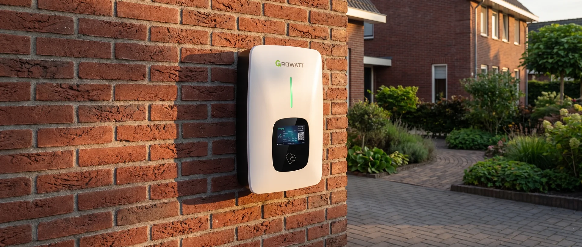 Growatt laadpaal met stopcontact