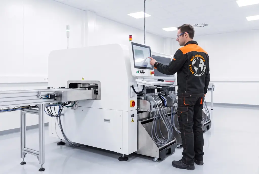 Inbedrijfstelling op een HMI-scherm